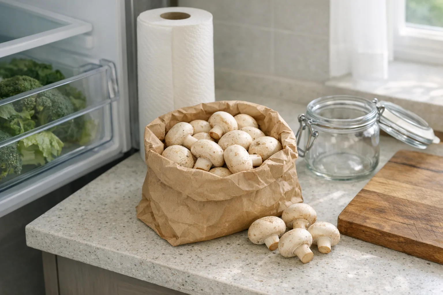 Jak przechowywać pieczarki żeby dłużej były świeże