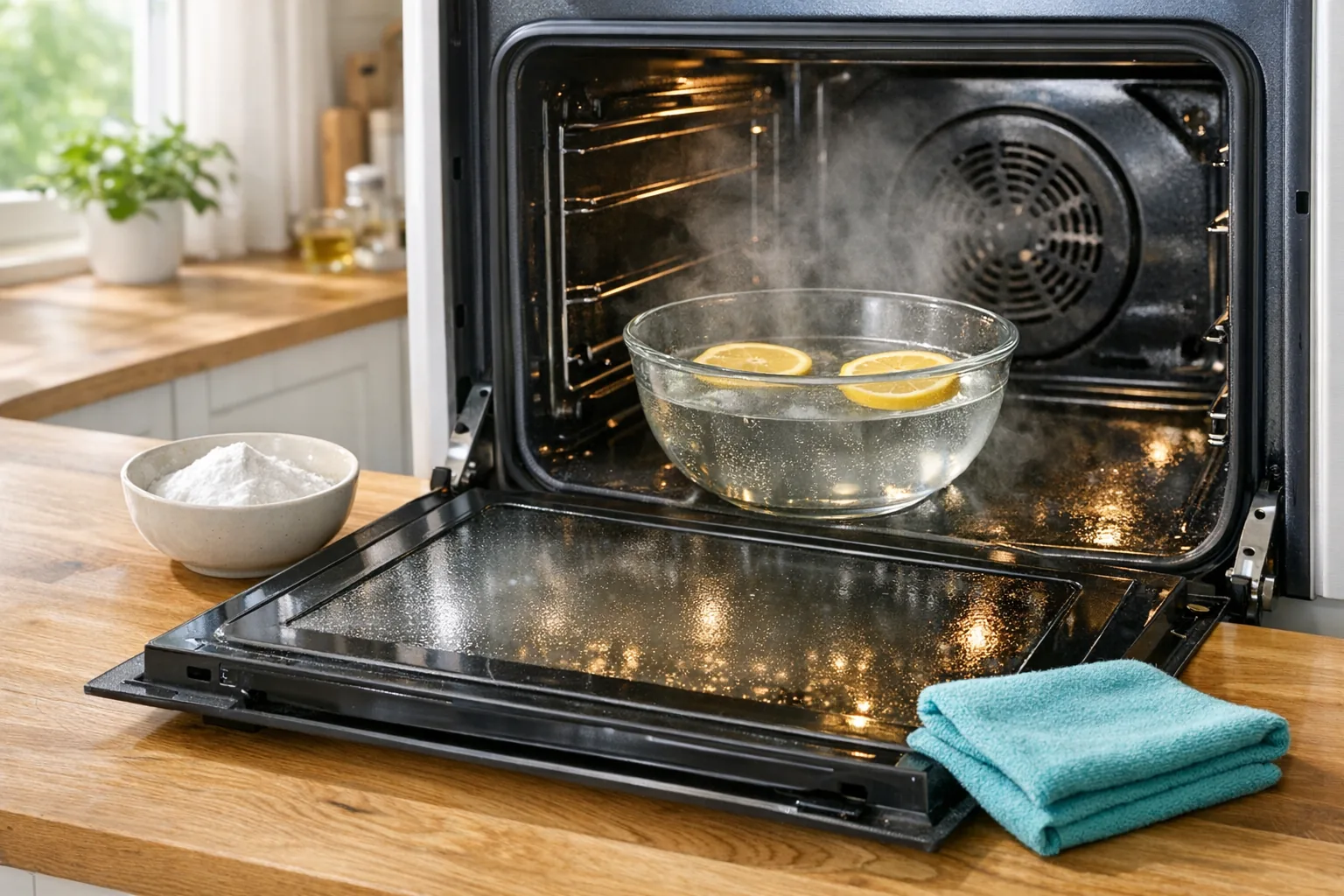 Jak wyczyścić piekarnik bez szorowania i chemii