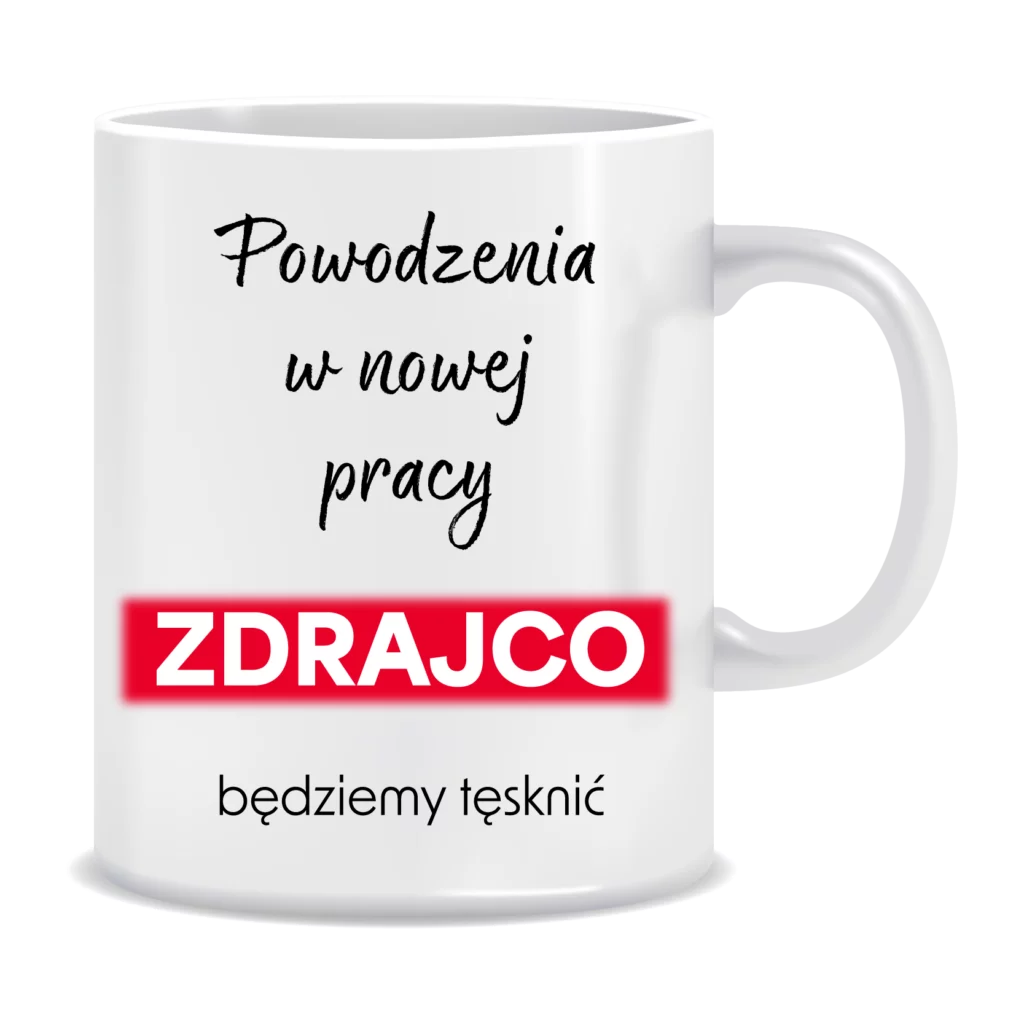 Prezent na odejście z pracy Kubek