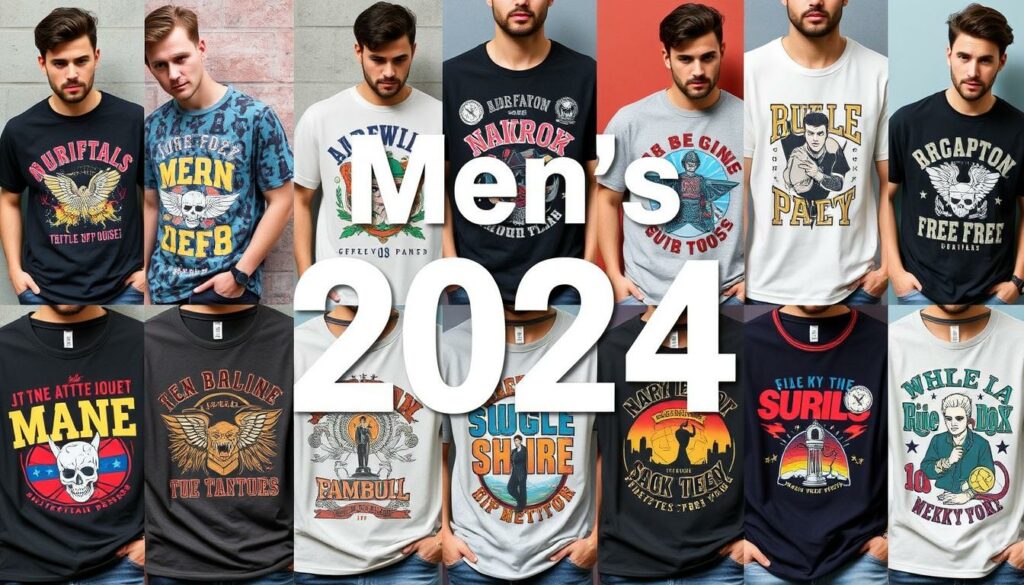 Trendy w koszulkach męskich 2024